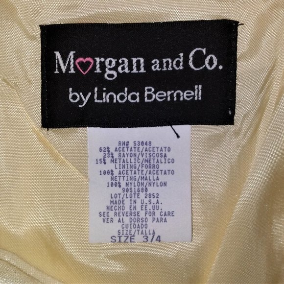 Vintage Beautiful Yellow Prom/Formal Dress from 2001 - Size 3/4 - Picture 10 of 15